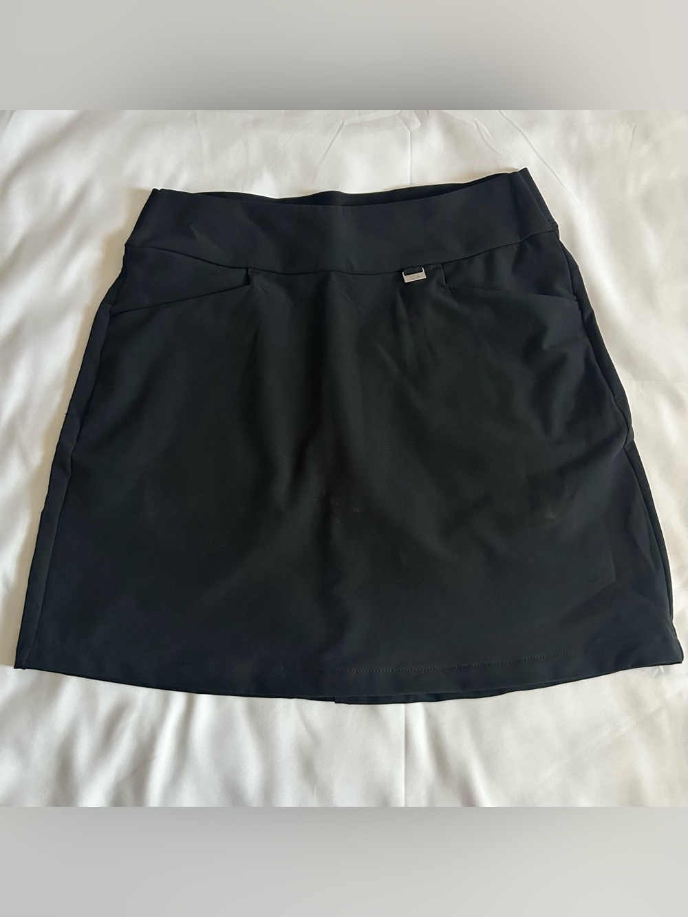 Greg Norman Black Pull On Golf Skort Size Extra Small